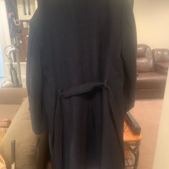 Men’s large pure wool long coat - Picture 2 of 3